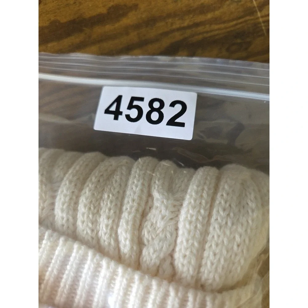 GAP Kids Sweater 14-16 Ivory Chunky Cable Knit Scoop Neck Preppy‎ School NEW